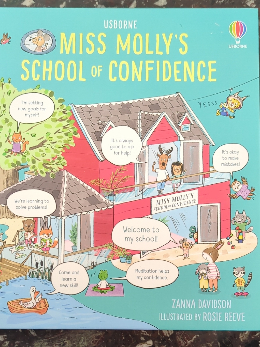 Usborne Miss Molly's School of Confidence -Illustrated Kids Book